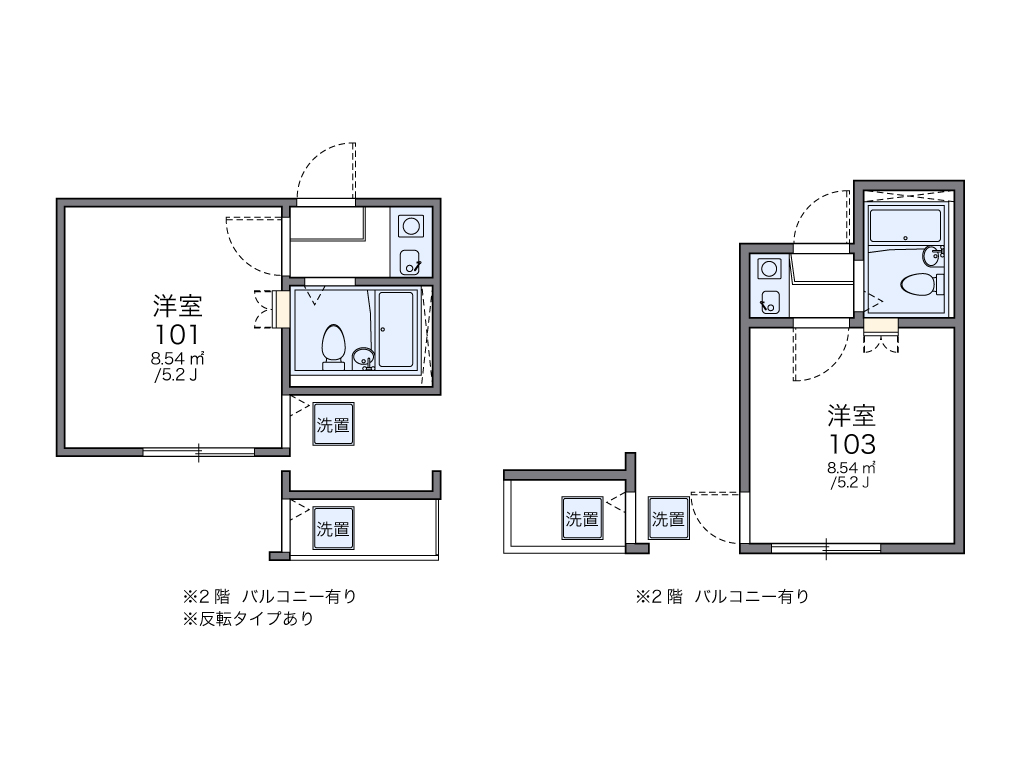 レオパレスKURATAの間取り