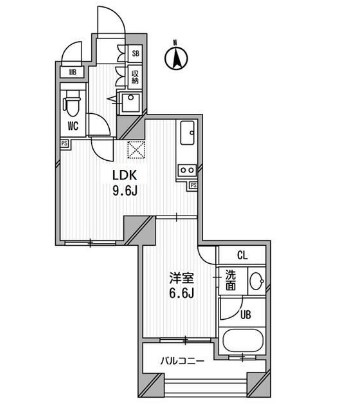 クリオ三田ラ・モードの間取り