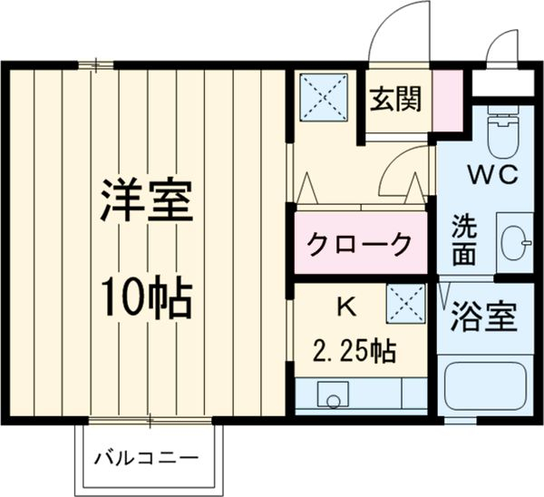 クレスト ベルゲンの間取り