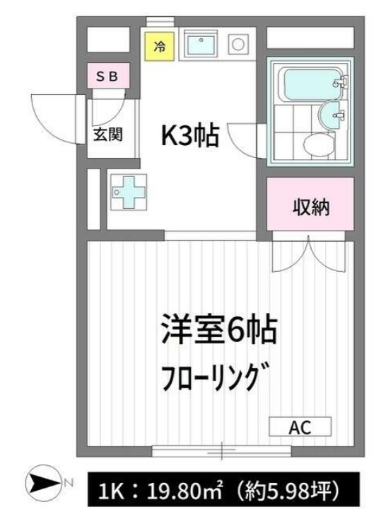 カサ・アスールの間取り