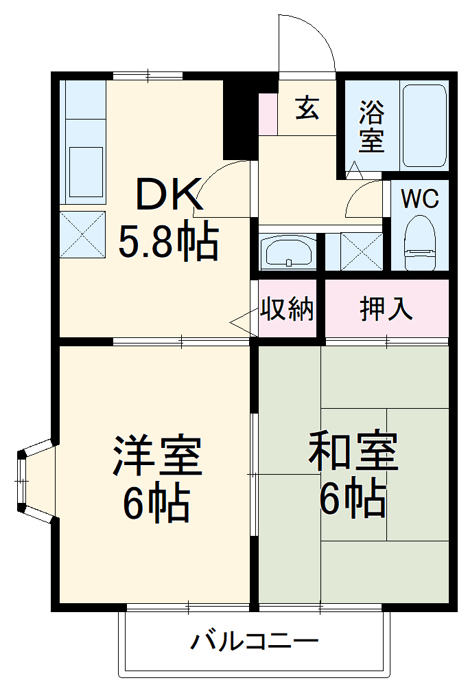 グレイスハイツの間取り