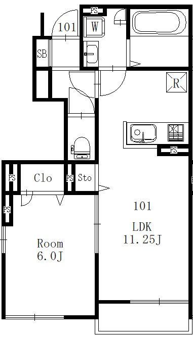 (仮)草加市吉町5丁目APの間取り