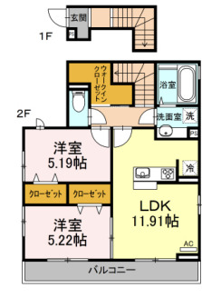 ミニハウスの間取り