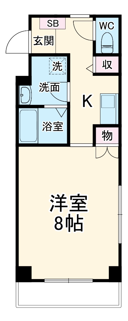 Blue Squareの間取り