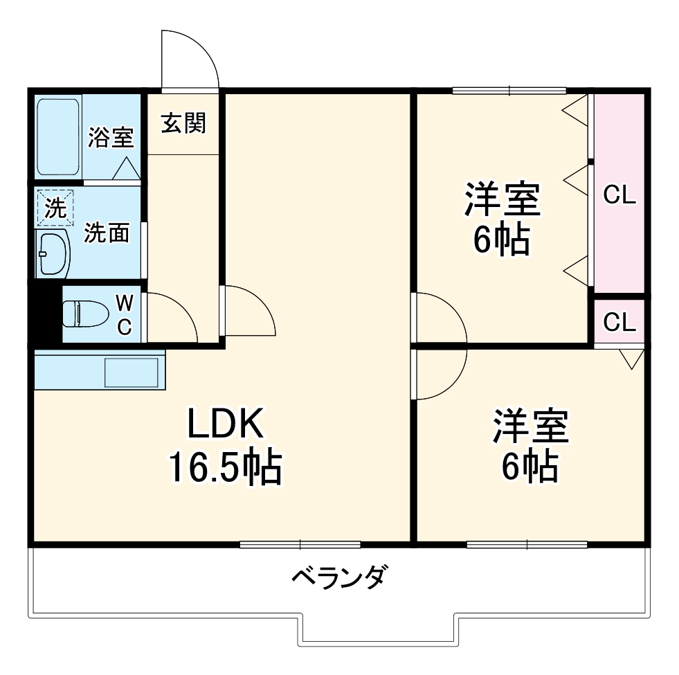 オパス四条の間取り