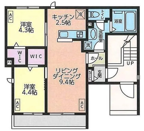 Rily blancheurの間取り