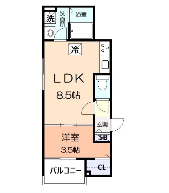 木月の完工年月(2026年3月)築の賃貸アパートの間取り