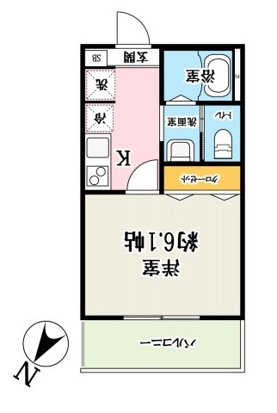 キャメル中浦和西堀の間取り