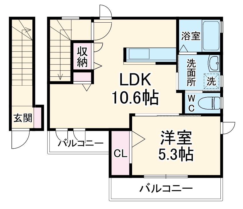 シャーメゾン神明の間取り