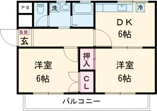 松本マンションの間取り