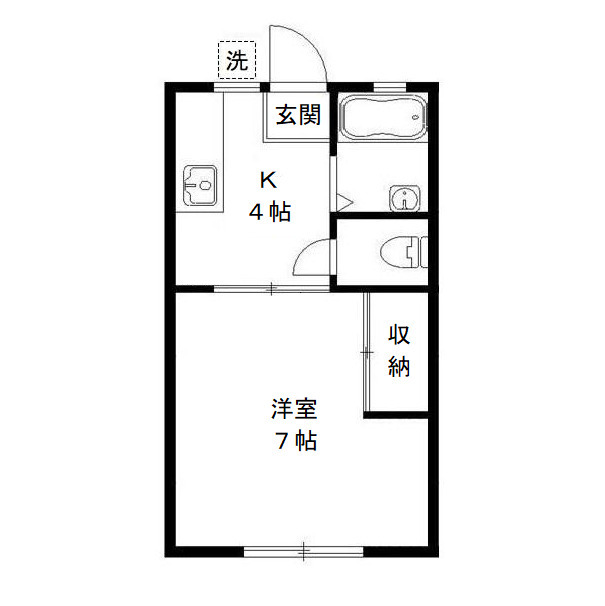 アーバンライフB棟の間取り