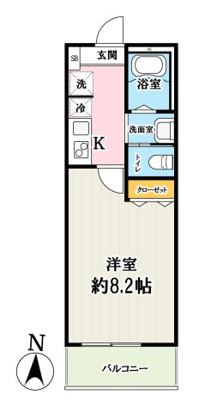 (仮称)キャメル蓮田2Bの間取り