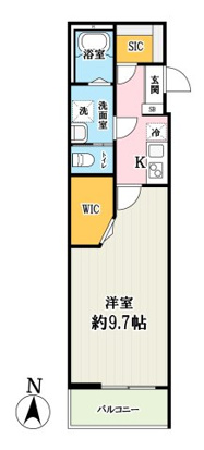 (仮称)キャメル蓮田2Bの間取り