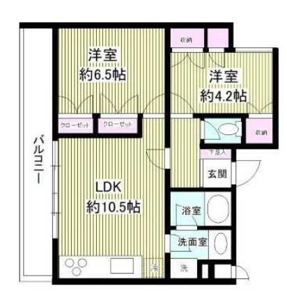 グラン・ロぺⅡの間取り