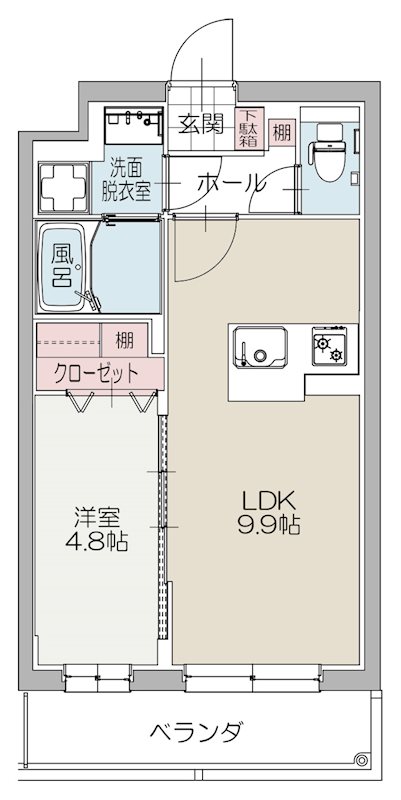 グリーントレジャーの間取り