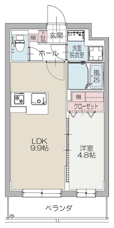 グリーントレジャーの間取り