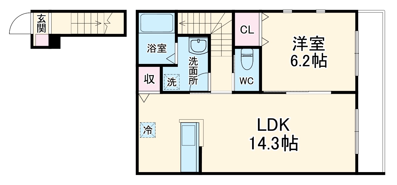 フィカーサ戸塚の間取り