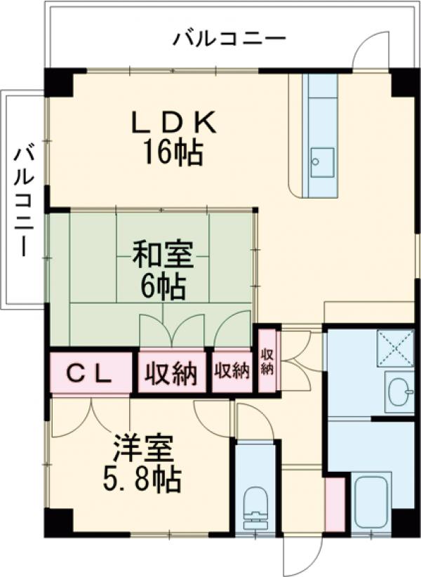 グリーンハイツ光の間取り