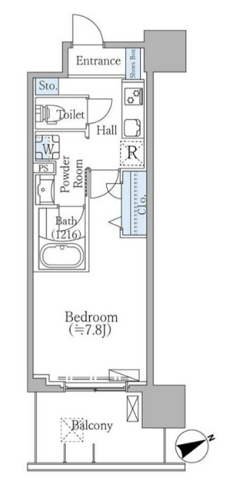 PRIME SQUAREⅢの間取り