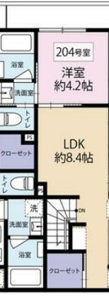 Y's中野本町の間取り