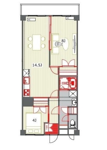 ソフトタウン向ヶ丘の間取り