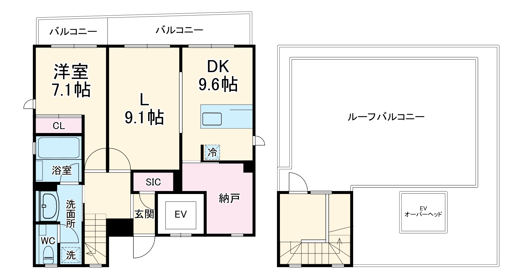 リフル横浜の間取り