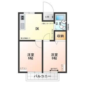 彩輝8Cの間取り