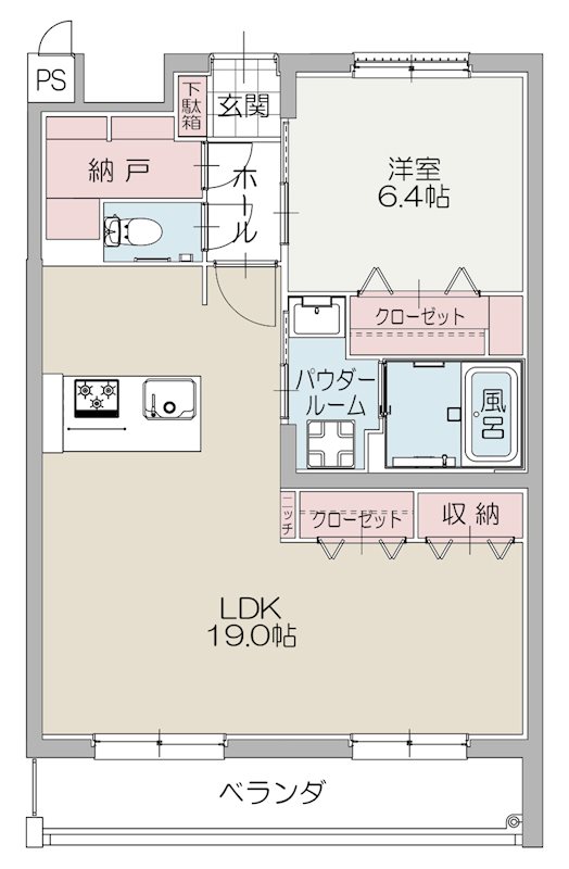 DIOS ILEX 長泉の間取り