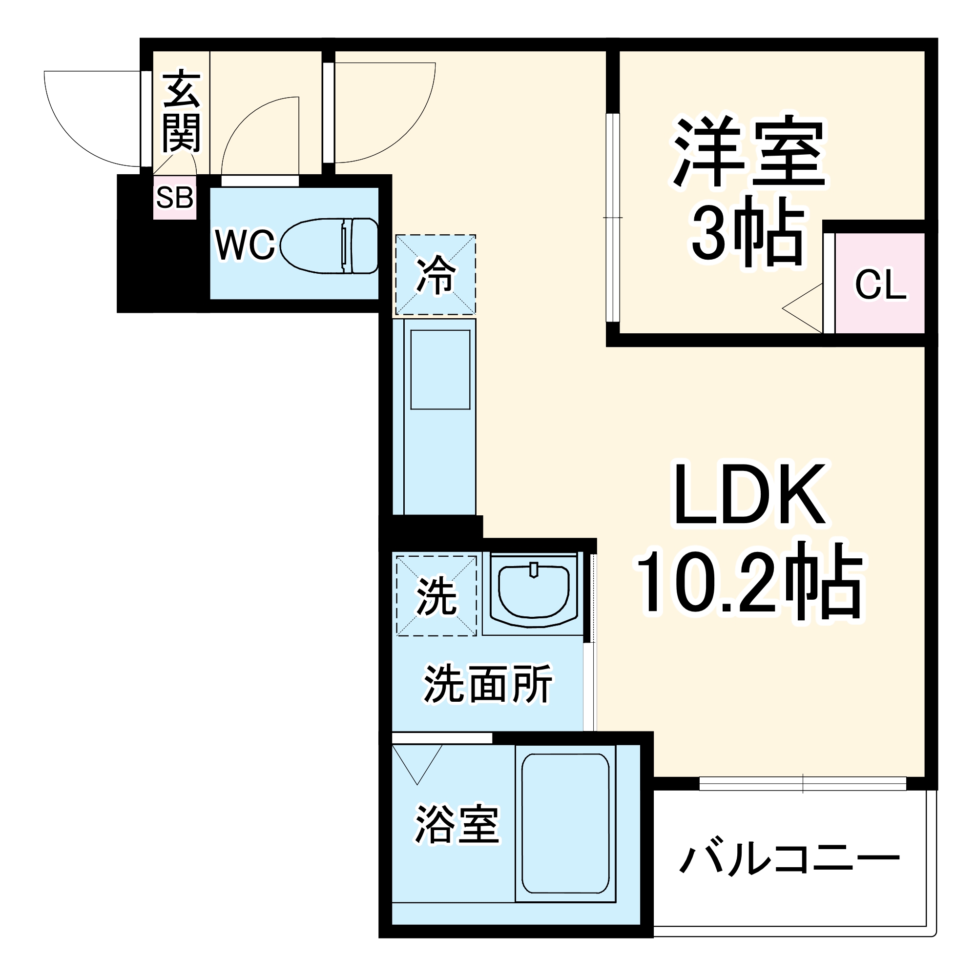 Jack atsutakoshinⅢの間取り