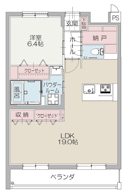 DIOS ILEX 長泉の間取り