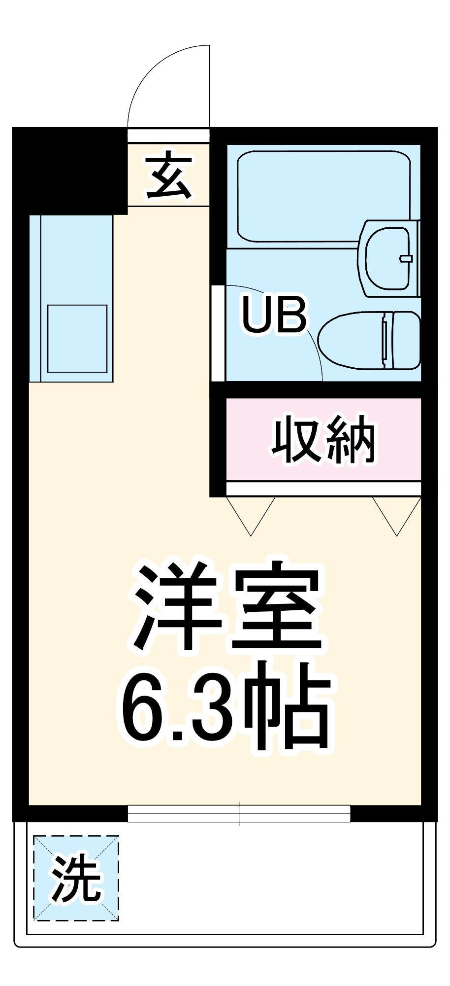 さくらビルの間取り