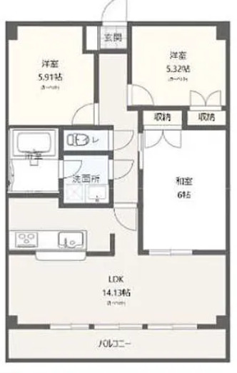 ヴィラ・フォー・シーズンの間取り