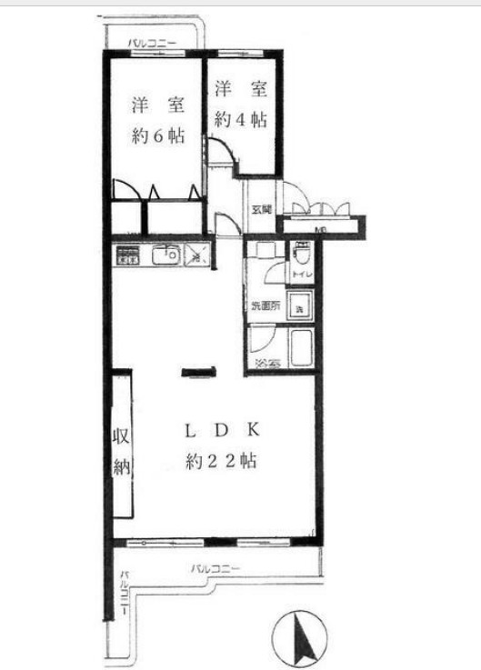 けやきが丘住宅15号棟の間取り