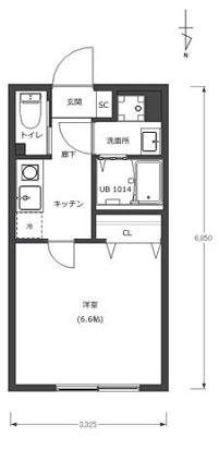 D-STYLE千住大橋の間取り