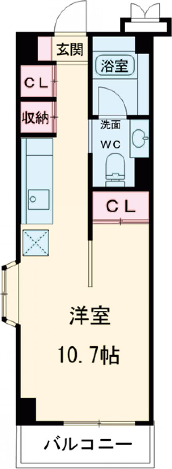 ファランドール西葛西の間取り