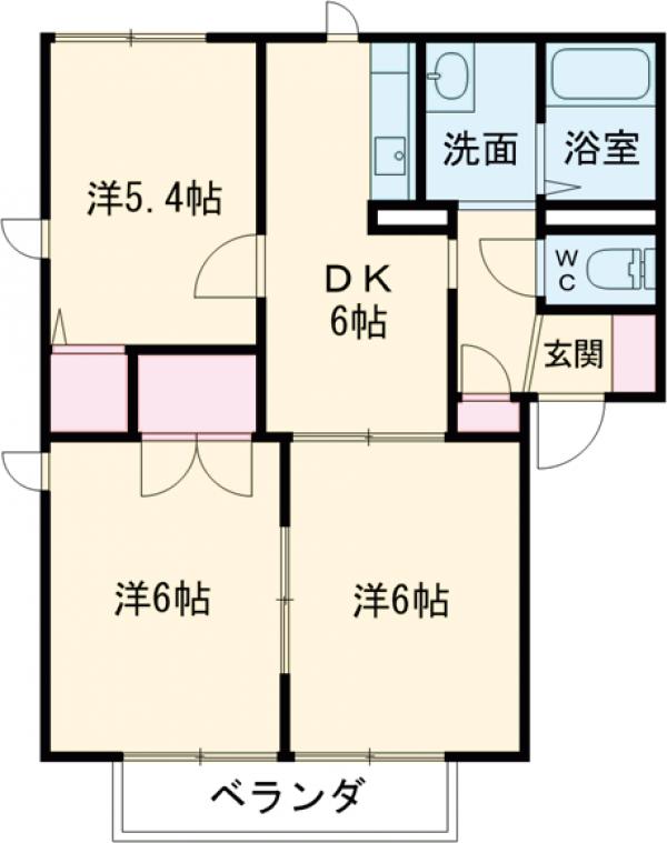 ハイツエクセレンスAの間取り