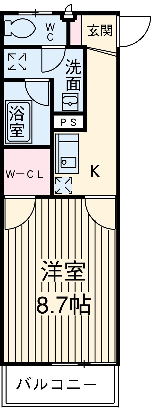 リブリ・クローバーの間取り