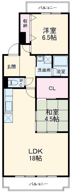 サンヒルマンションの間取り