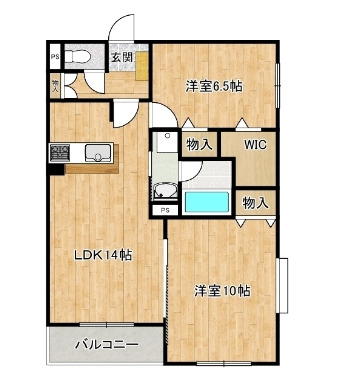 プランドール峰の間取り