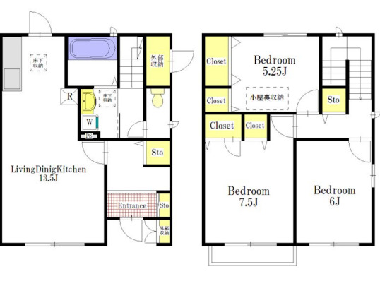 グレイスフル竹ノ塚の間取り