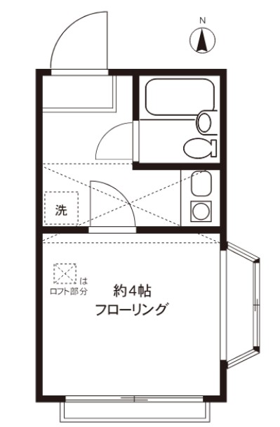 ウイングコート東高円寺の間取り