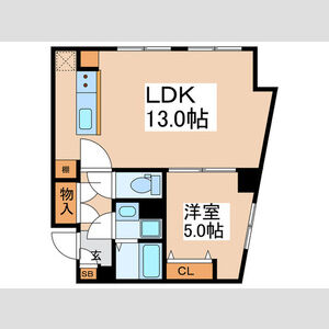 VISTA要町の間取り