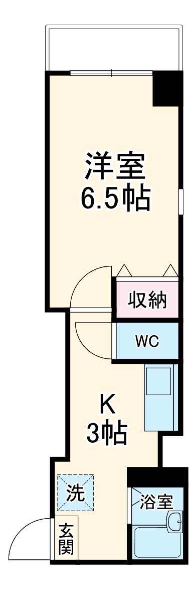 エクセレント二条の間取り