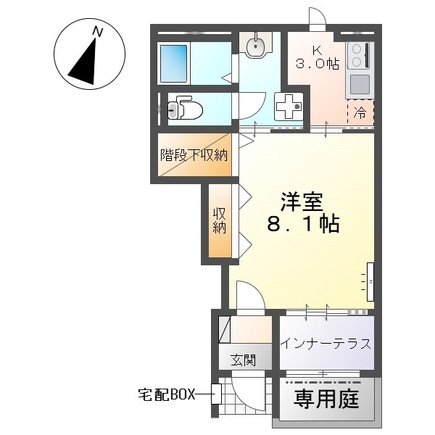 飛龍 高坂の間取り