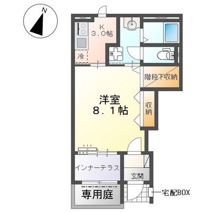 飛龍 高坂の間取り