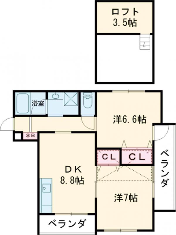 ルネ・丸美Ⅳの間取り