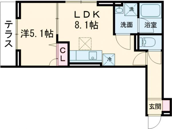 セレスティア桜上水の間取り