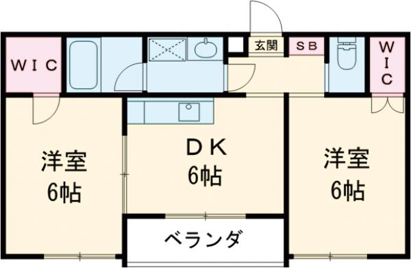 ルネ・丸美Ⅳの間取り