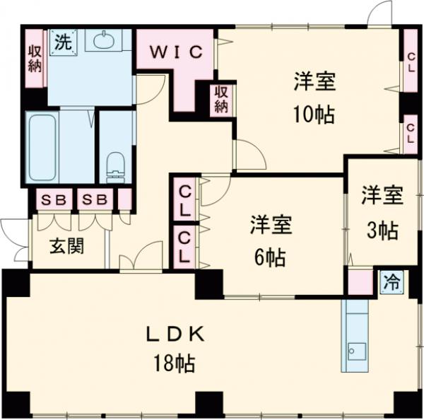 パームツリー自由が丘の間取り