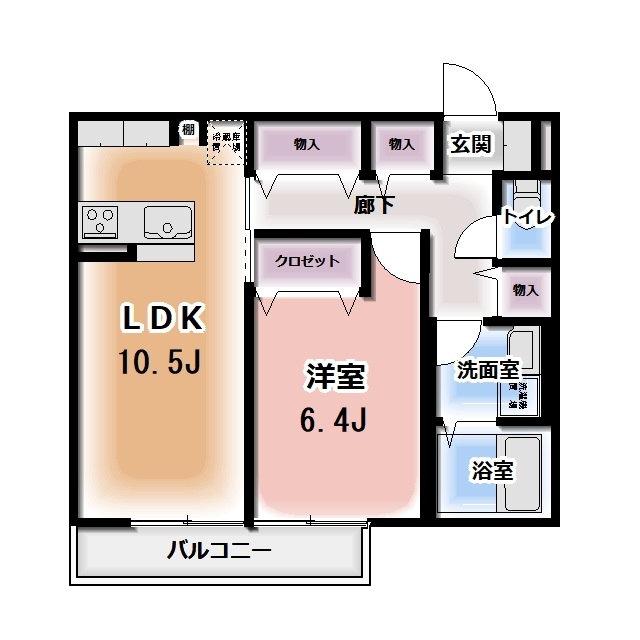 HEIMMAISON中田本町Aの間取り